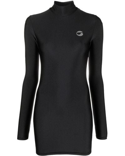 Coperni モックネック ドレス - ブラック
