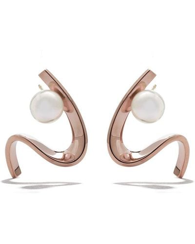 Tasaki 18kt Rose Gold Atelier Cascade Akoya Pearl Earrings - Pink