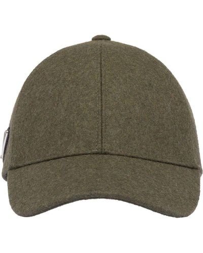 Prada Cappello da baseball Loden - Verde