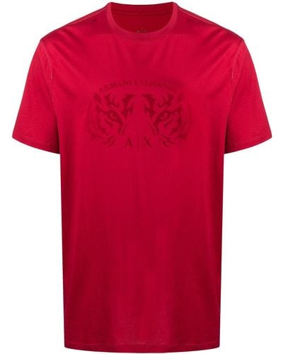 Armani Exchange ロゴ Tシャツ - レッド