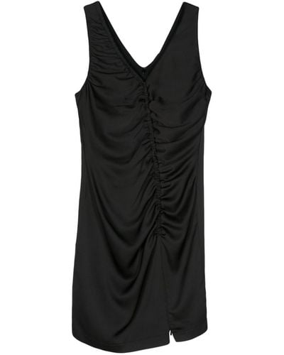 Pinko シャーリング ノースリーブドレス - ブラック