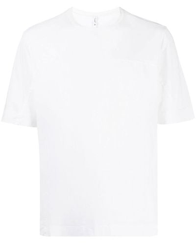 Transit Round Neck Short-sleeved T-shirt - White