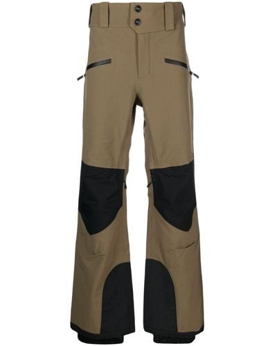 Rossignol Evader Colour-block Wide-leg Trousers - Natural