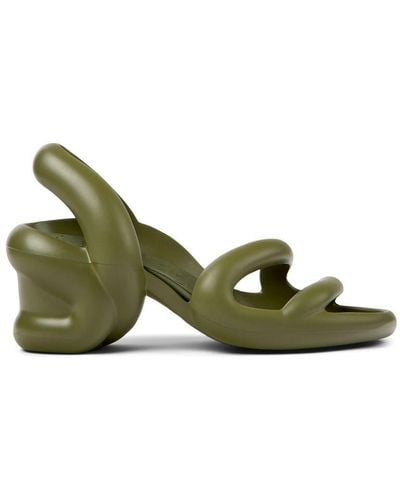 Camper Kobarah 76mm Slingback Sandals - Green