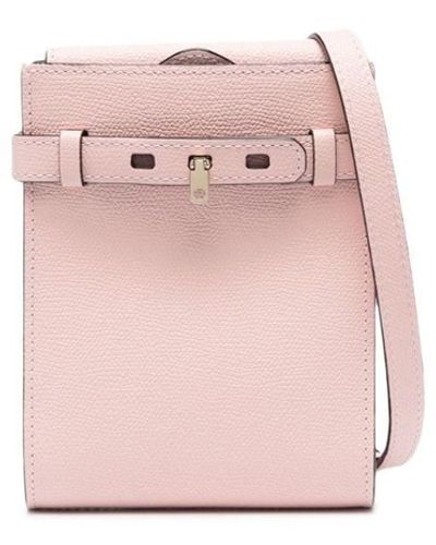 Valextra Textured Single-strap Mini Bag - Pink