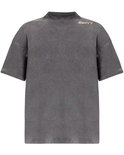 MOUTY Fame Cotton T-shirt - Gray