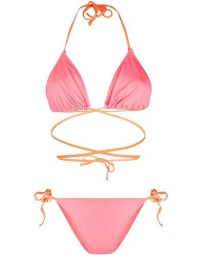 Noire Swimwear Tanning Bikini - Pink