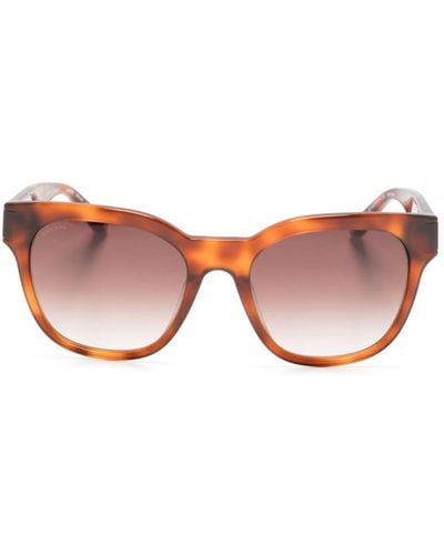 Aspinal of London Eckige Lumiere Sonnenbrille - Pink