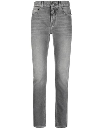 Zadig & Voltaire Stonewashed Straight-leg Pants - Gray