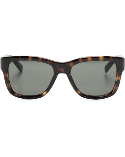 Saint Laurent Sl 674 Square-frame Sunglasses - Gray