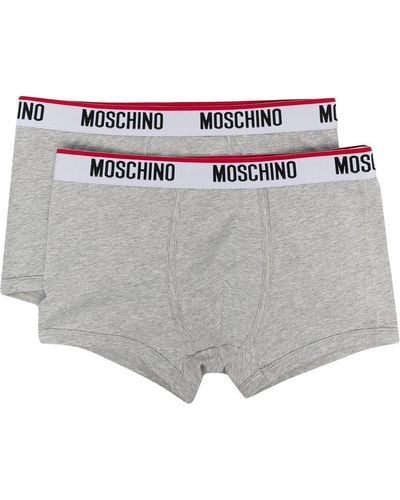 Moschino Logo Waistband Boxer Set - Multicolour