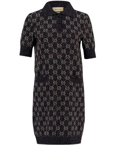 Gucci Vestido De Algodón - Negro