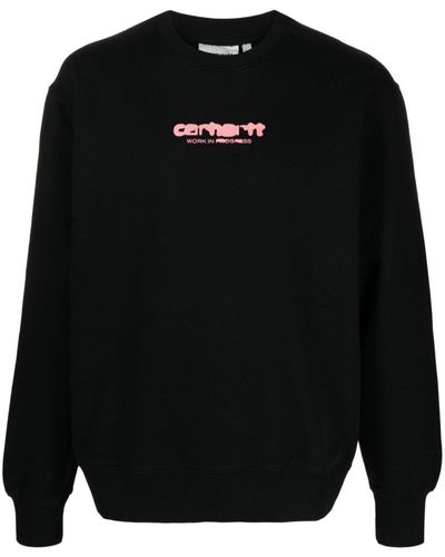 Carhartt Ink Bleed Katoenen Sweater - Zwart