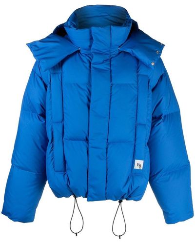 Bacon Recycled Down-padded Puffer Jacket - Blue