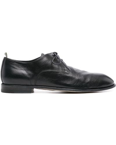 Officine Creative Leather Derby Shoes - Black