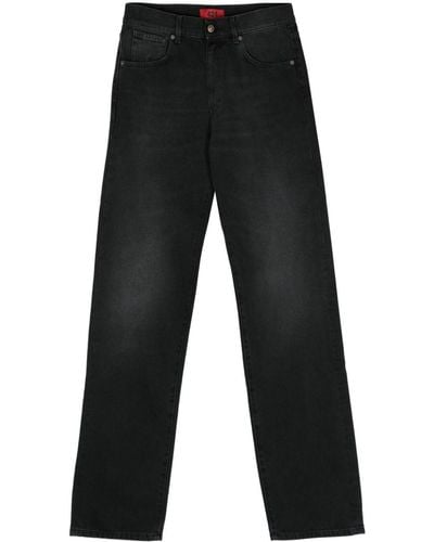 424 Skou Mid-rise Straight-leg Jeans - Black