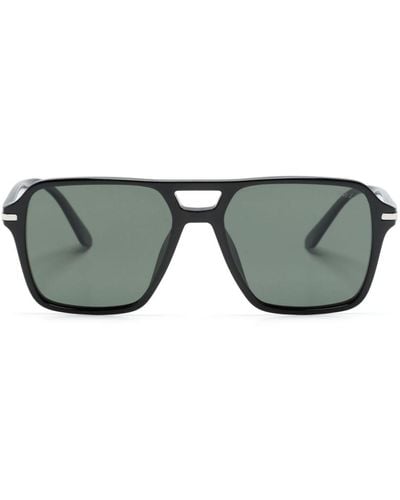 Prada Navigator-frame Sunglasses - Grey