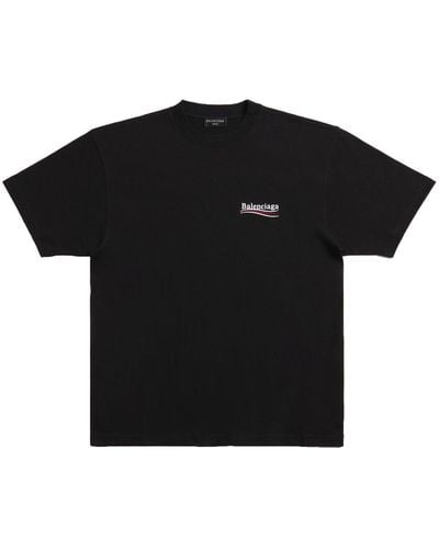 Balenciaga Political Campaign Tシャツ - ブラック
