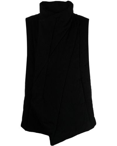 Julius Asymmetric Long-sleeve Jacket - Black