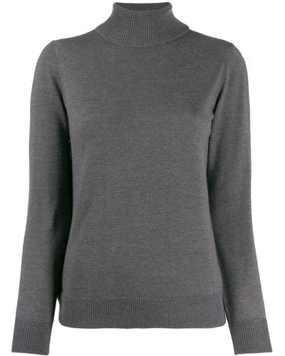 A.P.C. Roll-neck Fitted Jumper - Grey