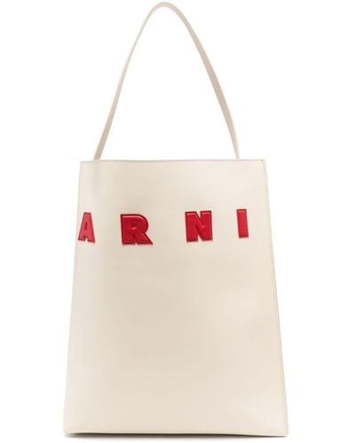 Marni Museo Hobo Handtasche - Weiß