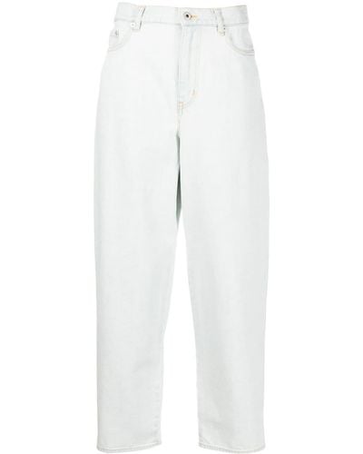 KENZO Jeans mit Stickerei - Weiß