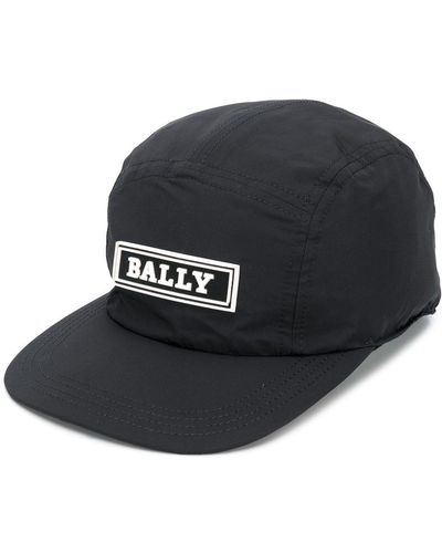 Bally Baseballkappe mit Logo-Patch - Schwarz