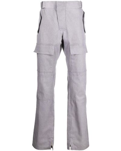 MISBHV Pantalones cargo con efecto reflectante - Gris