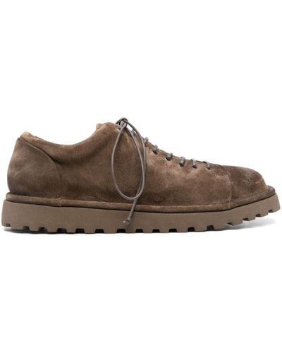 Marsèll Suede Lace-up Sneakers - Brown
