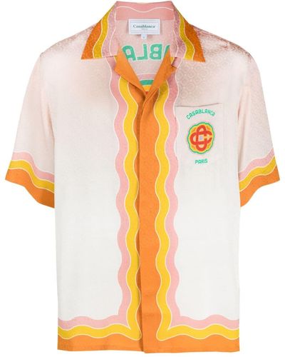 Casablancabrand Overhemd Met Korte Mouwen - Meerkleurig