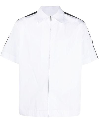 Givenchy Embroidered-logo Cotton Shirt - White
