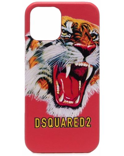 DSquared² Iphone 12 Pro Max Hoesje - Rood