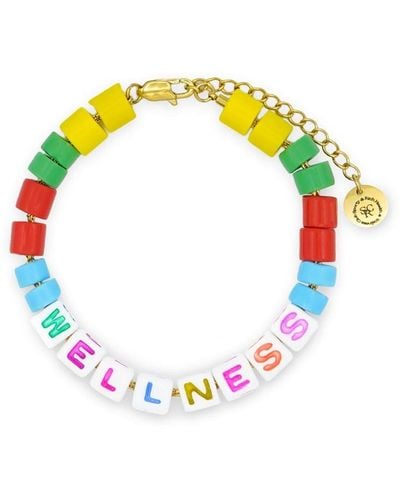 Sporty & Rich Wellness Bead-embellished Bracelet - Multicolour