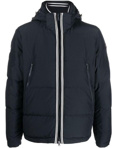 Paul & Shark Hooded Padded Jacket - Blue