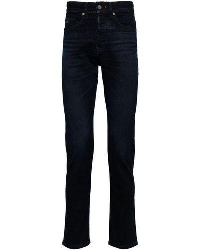 BOSS High-rise stretch-denim jeans - Bleu