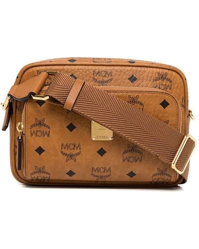 MCM Kleine Crossbodytas - Bruin