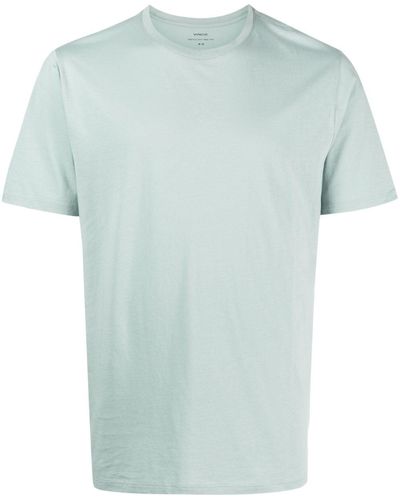 Vince Rundhals-T-Shirt aus Bio-Baumwolle - Blau