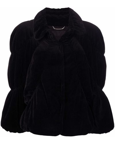Alberta Ferretti ベルベットジャケット - ブラック