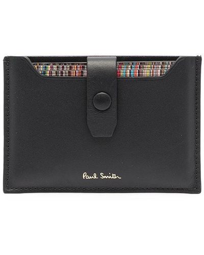 Paul Smith シグネチャーストライプ カードケース - ブラック