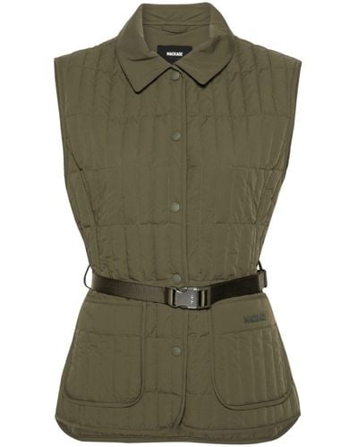 Mackage Helia Quilted Gilet - Green