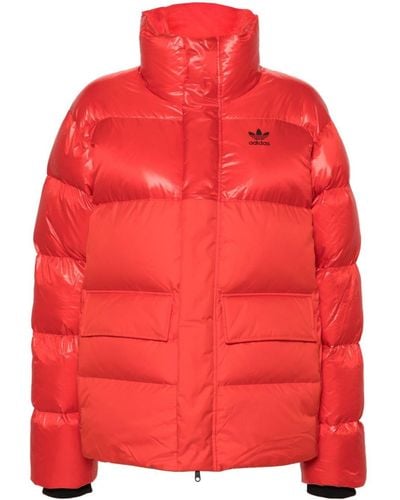 adidas Padded Puffer Jacket - Red