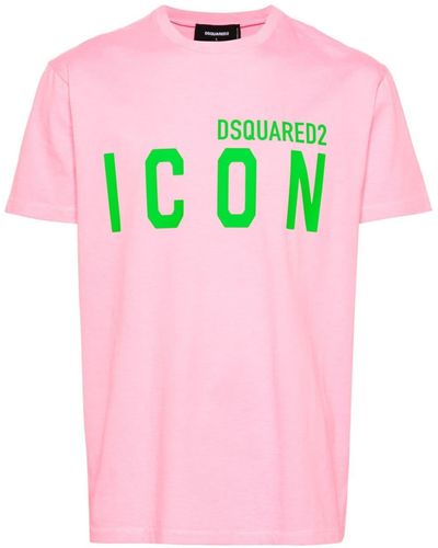 DSquared² Be Icon Cool T-Shirt - Pink