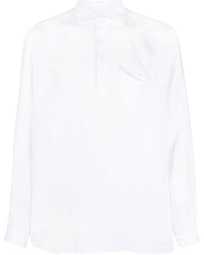 Lardini Linen Long-sleeve Shirt - White