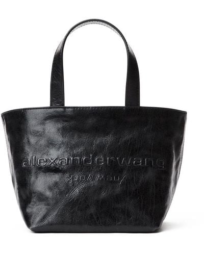 Alexander Wang Small Punch Leather Tote Bag - Black