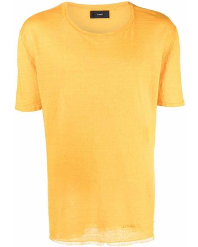 Alanui Linnen T-shirt - Oranje