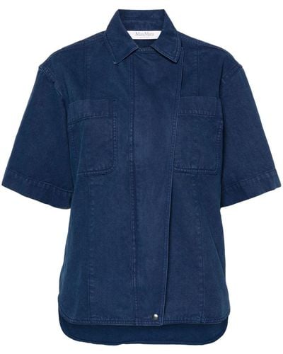 Max Mara Cotton Shirt - Blue