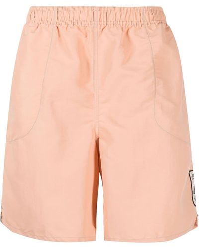 Stussy Badeshorts mit elastischem Bund - Pink
