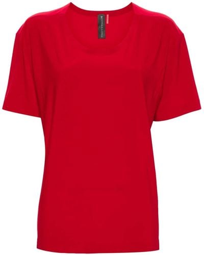 Norma Kamali Short-sleeves Jersey T-shirt - Red