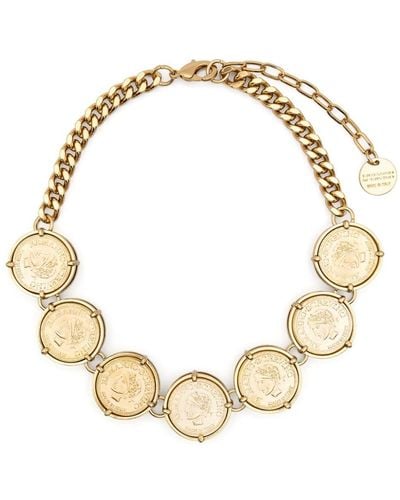 Ermanno Scervino Coin-detailing Necklace - Metallic