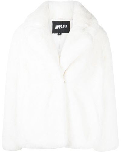 Apparis Milly Faux-fur Coat - White